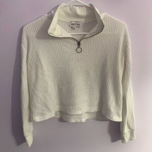 White half zip shirt